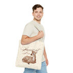 Innocent Doe Fawn Tote Bag - Cute Vintage Deer Canvas Tote