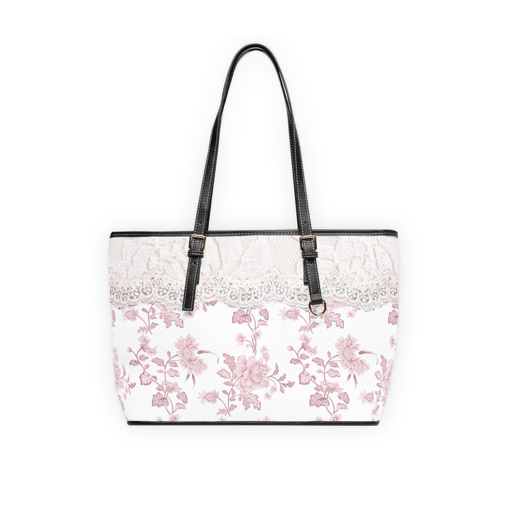 Floral Lace design PU Leather Shoulder Bag – Vintage Rose