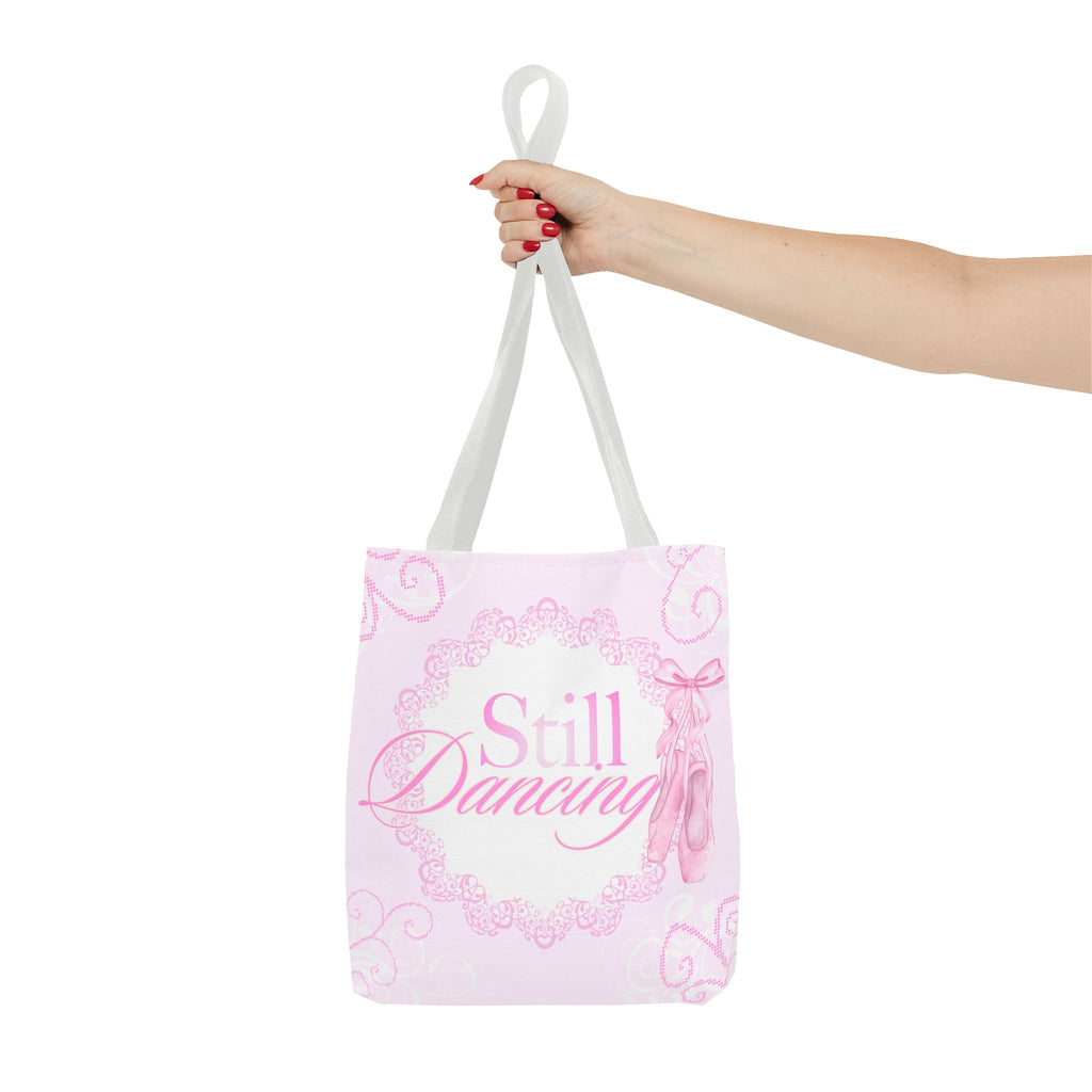 Still Dancing Pink Ballet Tote Bag — Ballet Shoes Dance Lover Gift