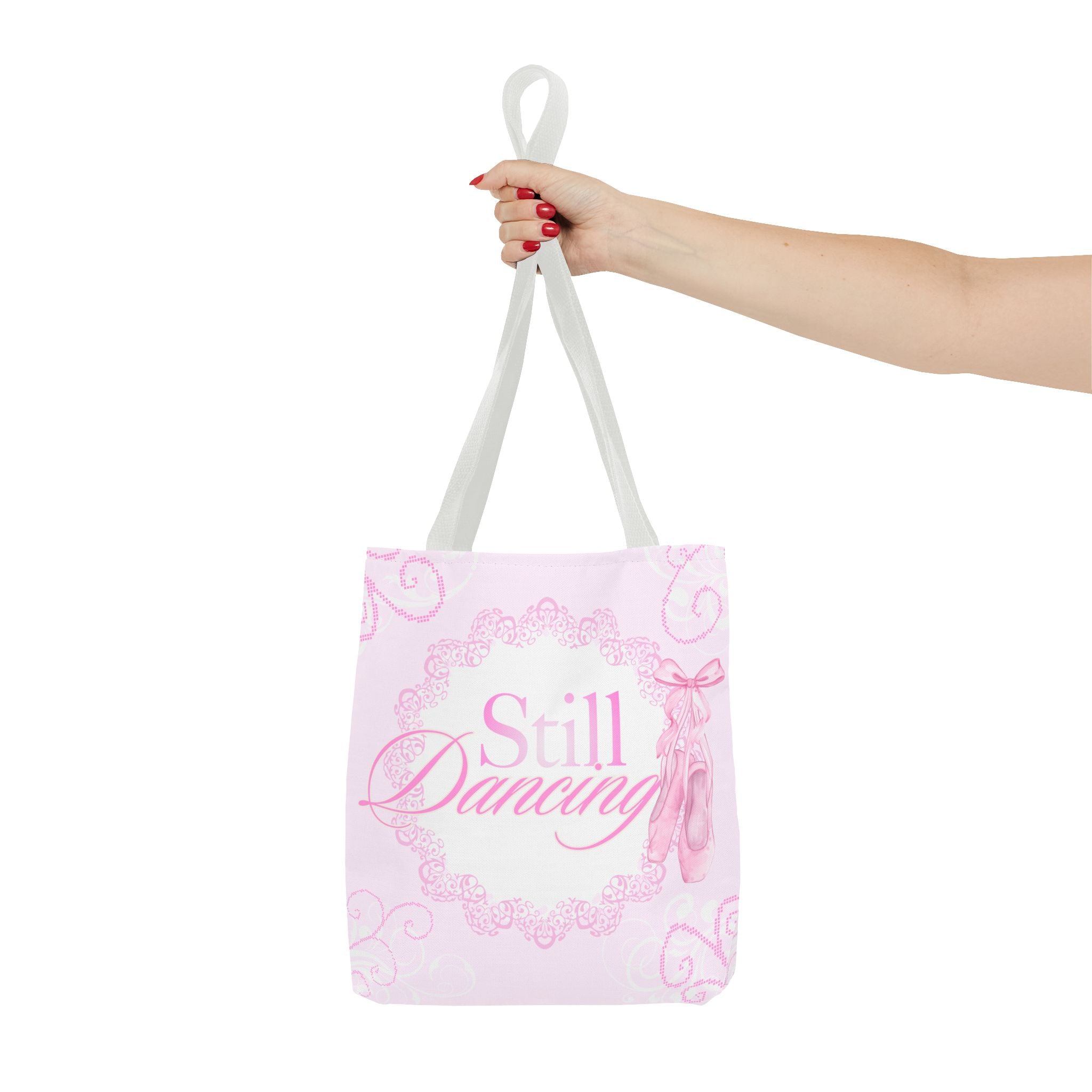 Still Dancing Pink Ballet Tote Bag — Ballet Shoes Dance Lover Gift