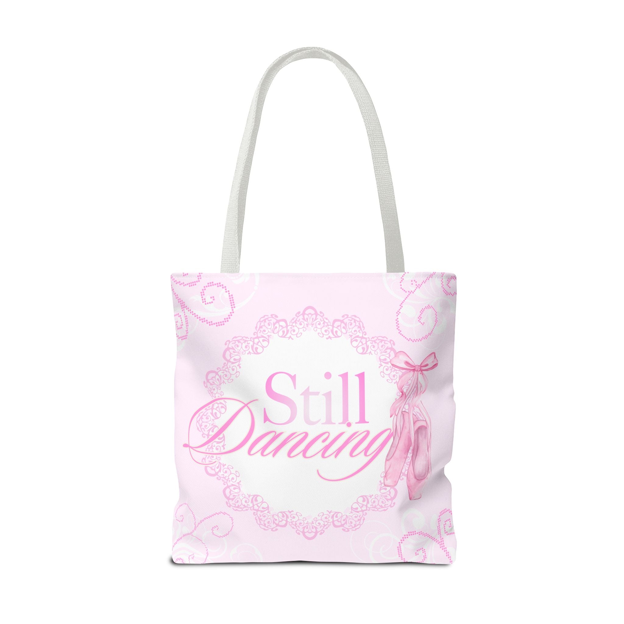 Still Dancing Pink Ballet Tote Bag — Ballet Shoes Dance Lover Gift