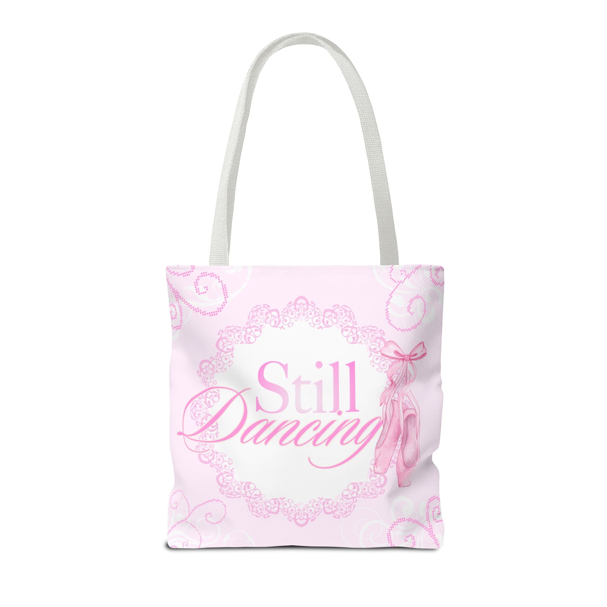Still Dancing Pink Ballet Tote Bag — Ballet Shoes Dance Lover Gift