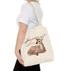 Innocent Doe Fawn Tote Bag - Cute Vintage Deer Canvas Tote