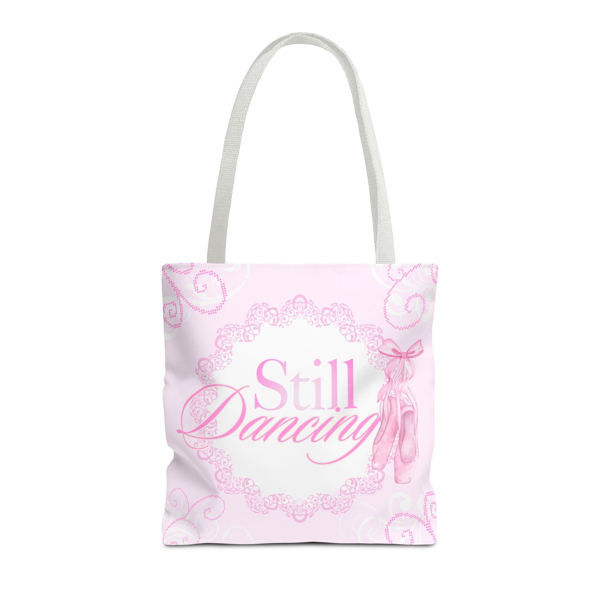 Still Dancing Pink Ballet Tote Bag — Ballet Shoes Dance Lover Gift