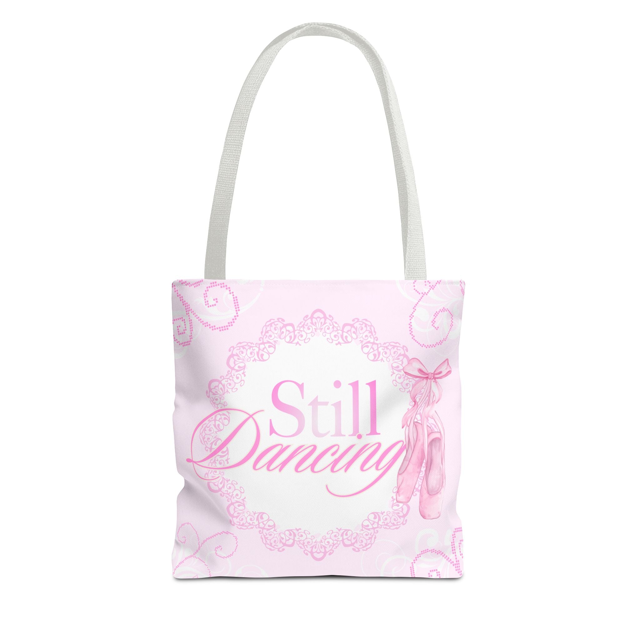 Still Dancing Pink Ballet Tote Bag — Ballet Shoes Dance Lover Gift